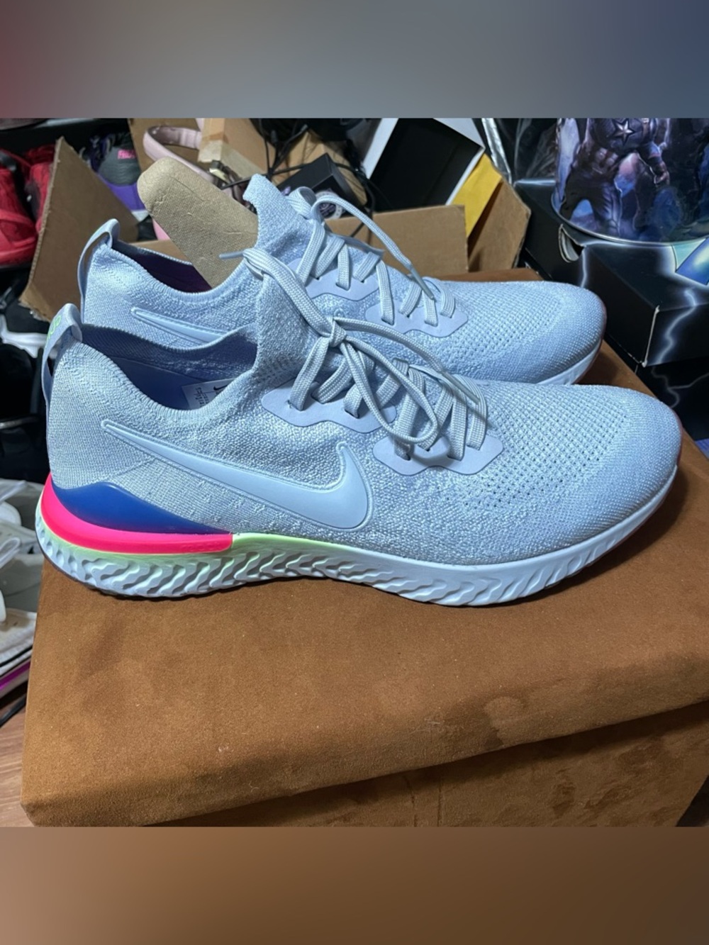 Nike Epic React Flyknit 2 8 Bit Running Shoes Size 12
